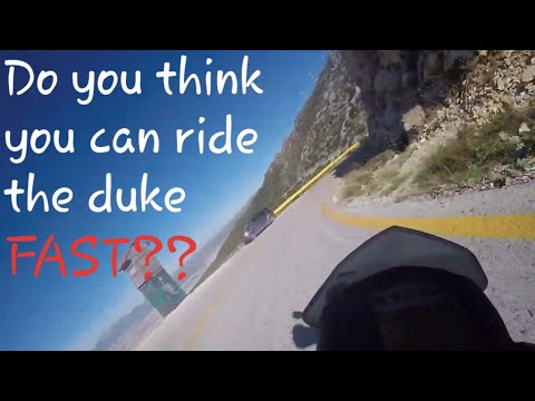 KTM Duke 125 goes insane in the twisties | Ymittos mountain
