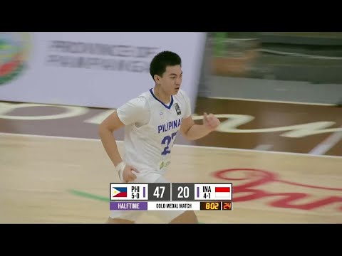 Jolo Pascual and Jhello Lumague MAKING THEIR MARK vs. Indonesia | FIBA U16 Asia Cup SEABA Qualifiers