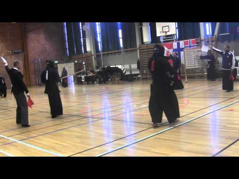 Stockholm Kendo Open 2015(3 dan & above): G.Aranda(White) vs D.Arsening(Red)