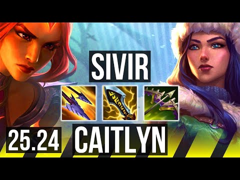SIVIR & Rakan vs CAITLYN & Pyke (ADC) | EUW Master | 25.24