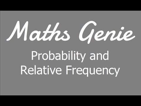 Probability and Relative Frequency