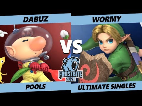 Frostbite 2020 SSBU Pools - Liquid | Dabuz (Olimar) Vs. LSG | Wormy (Young Link) Ultimate Singles