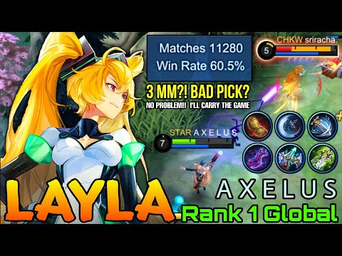 11,200+ Matches Layla Underrated Marksman Carry The Game! - Top 1 Global Layla by A X E L U S - MLBB
