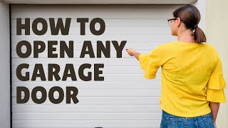 How To Open Any Garage Door Open With A Universal Remote Garage Door Opener