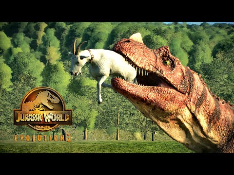 ALL CARNIVORES EATING GOAT - JURASSIC WORLD EVOLUTION 2 - JWE2