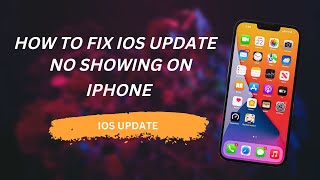 Fix iOS 16.1.2 Update Not Showing | Install iOS 16.1.2 on iPhone & iPad
