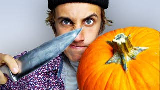 PUMPKIN CARVING! 🎃🔪- (SATISFYING)