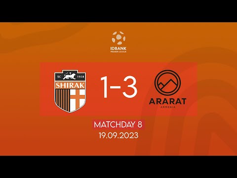 IDBank Premier League. Matchday 8. FC Shirak - FC Ararat-Armenia (19.09.2023)