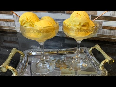 Mango Ice-Cream Recipe by Cook with Abida