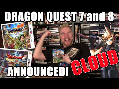 DRAGON QUEST VII and VIII 3DS Announced! and CLOUD in Smash Brothers! - Happy Console Gamer