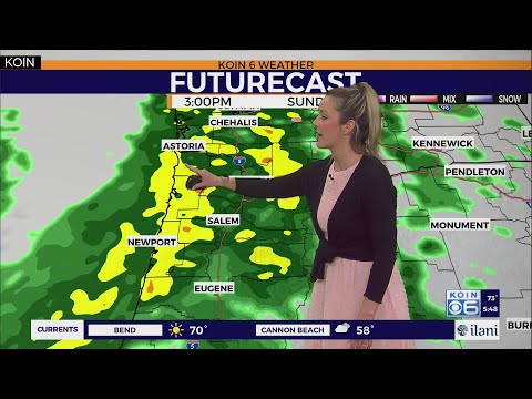 Weather forecast: Gearing up for heavy rain at times on Sunday in PDX