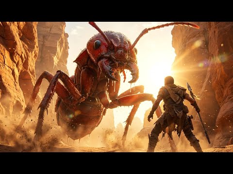 Life Million Years Ago  Giant Ants Capture a Lost Baby Dino in Their Deadly Trap