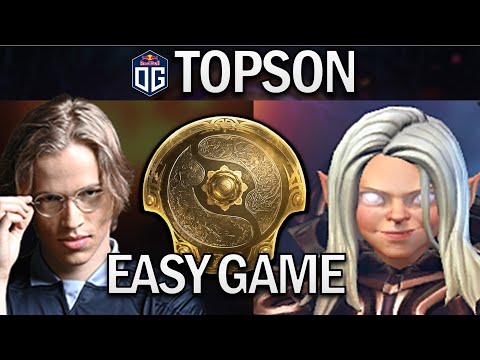 OG.TOPSON INVOKER - EASY GAME IN TI10 - DOTA 2 PRO GAMEPLAY