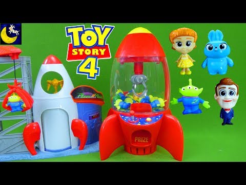 Toy Story 4 Toys Motorized Pizza Planet Space Crane Disney Store Aliens Imaginext Spaceship Toys