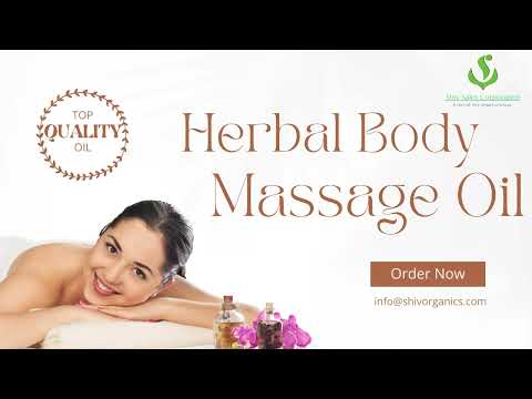 Herbal body massage oil