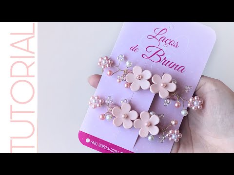 Hair Clip Luxo com Cabelo de Anjo