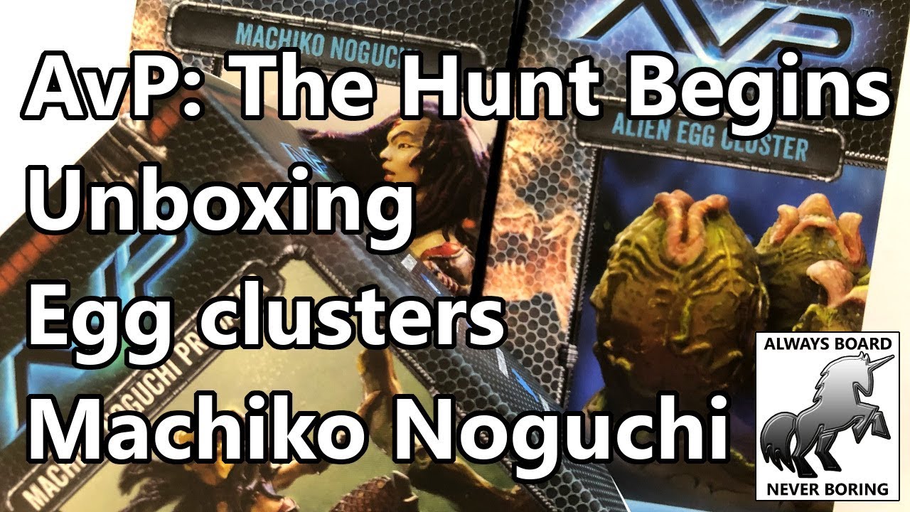 Machiko Noguchi & Alien Egg Clusters Unboxing & Review (AvP: The Hunt Begins)