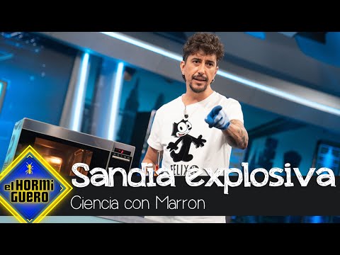 ¡Sandía explosiva! Marron hace estallar esta fruta utilizando sal - El Hormiguero