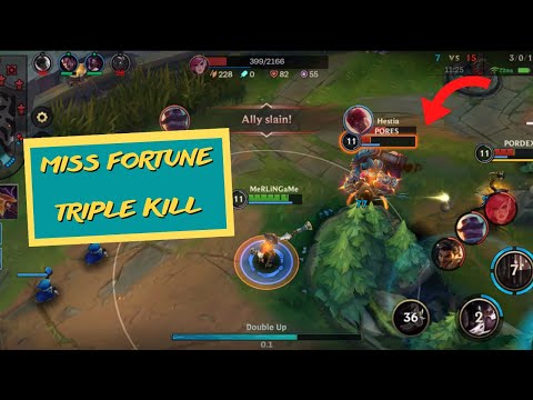 MISS FORTUNE VS AKSHAN WILD RIFT GAMEPLAY