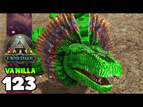 DOMANDO PELA PRIMEIRA VEZ A TITANOBOA!!! ARK: FJORDUR (VANILLA) 122