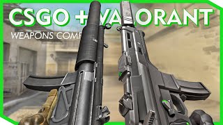 CSGO vs Valorant | Weapons Compared (2023)