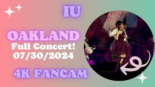[4K] IU - HEREH World Tour in Oakland (2024) ALL SONGS