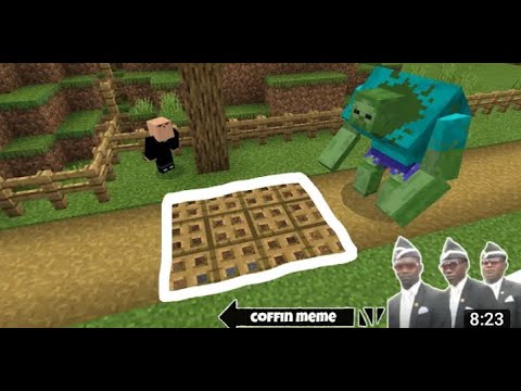 Traps for Mutant Creatures in Minecraft Part 1 - Coffin Meme