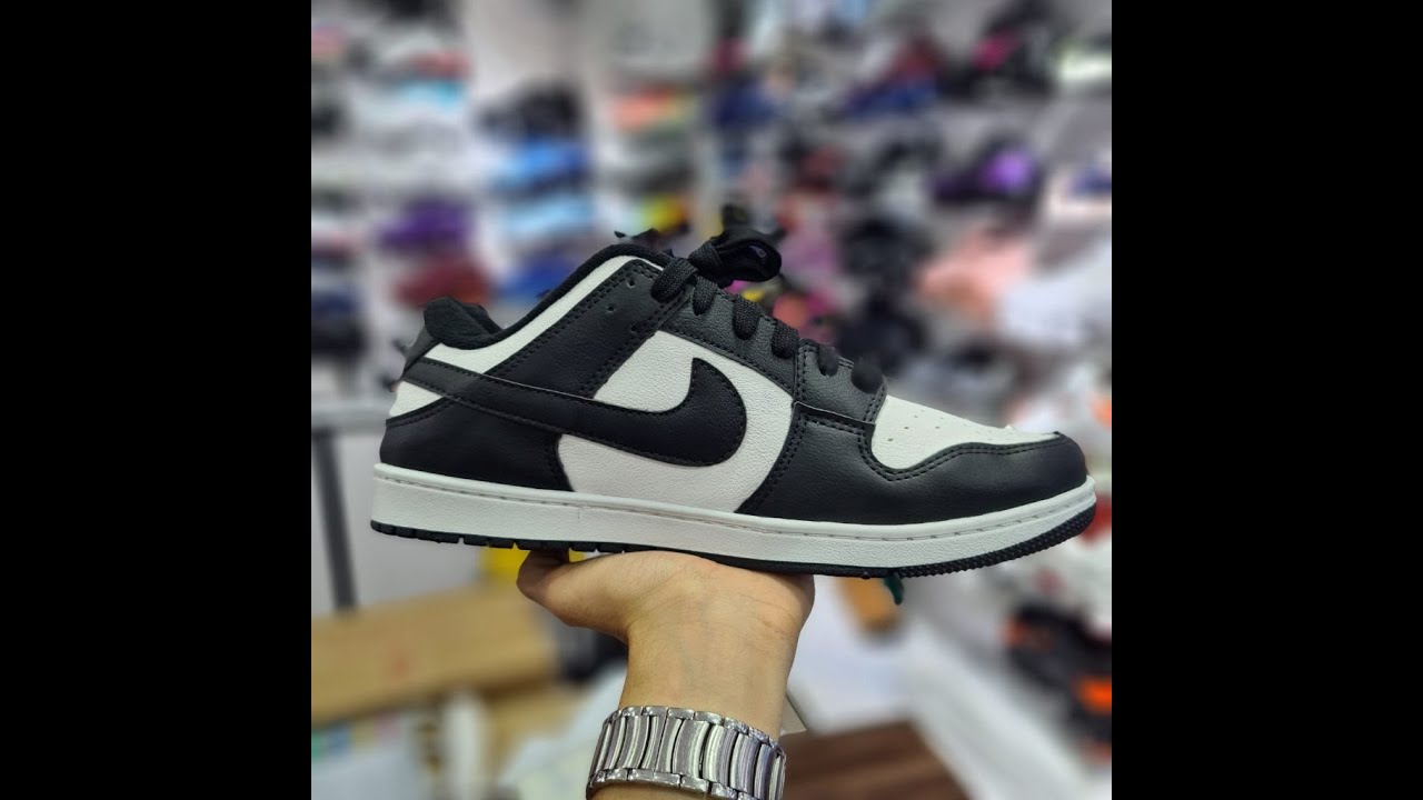 4K Tênis Nike Dunk Cor Preto com Branco