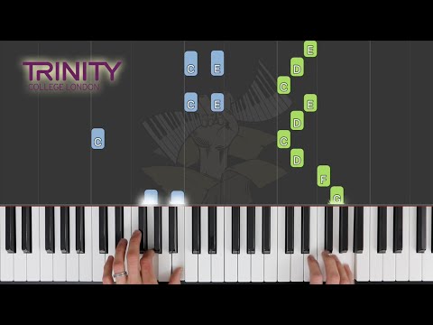 Mazurka / TRINITY Piano Grade 2 2021-2023 / Synthesia Piano tutorial