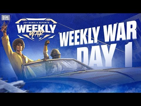 [DAY 1] WEEKLY WAR SEASON 13 | JOY BANGLA ESPORTS | FIX 20 TEAMS | 7-9 & 9-11 PM