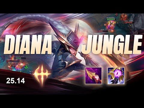 Diana Jungle vs Gragas | Master | Patch 25.14