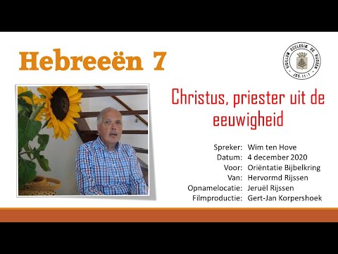 Bijbelstudie - Hebreeën 7