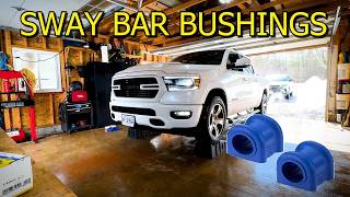Replacing Sway Bar Bushings on a 2020 Ram 1500 Sport 4x4
