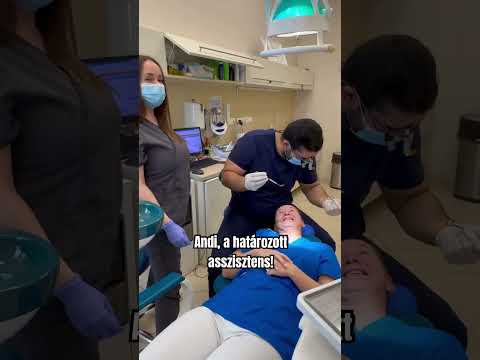 Határozott asszisztens 😅 #dentist #humor #comedy #funny #doctor
