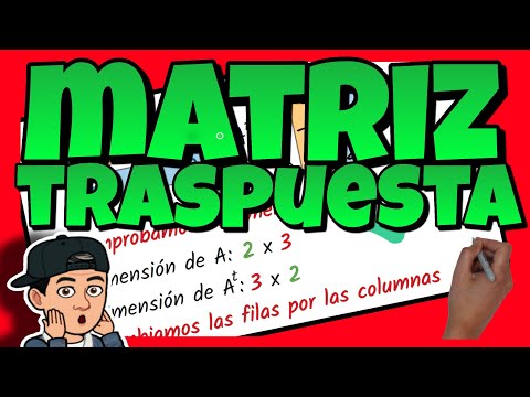 🔥 MATRIZ TRASPUESTA