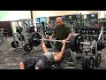 21 Yr Old BodyBuilder Benchpress - 365lbs