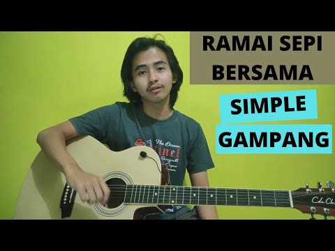 CHORD SIMPLE GAMPANG (Ramai Sepi Bersama - Hindia) (Tutorial Gitar)