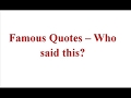 FAMOUS QUOTES WHO SAID THIS TNPSC GENERAL ENGLISH