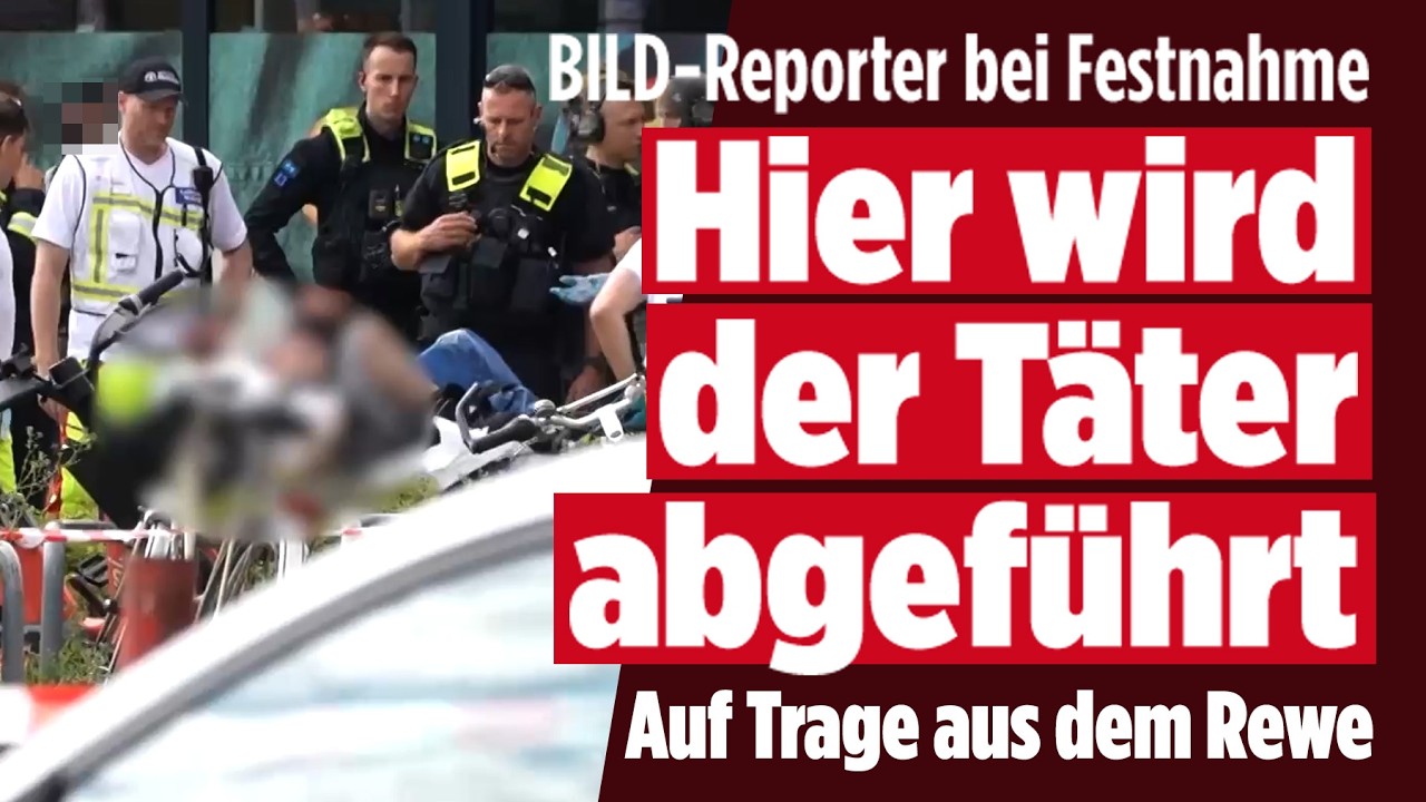 Geiselnahme in Berlin: Messer-Mann überwältigt! Täter und Opfer ins Krankenhaus gebracht