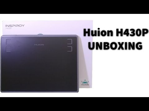 Planšetė Huion H640P graphic tablet 5080 lpi 160 x 99 mm USB Juodas video