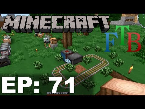 FTB Minecraft EP71 - Steve's Carts Tree Farm