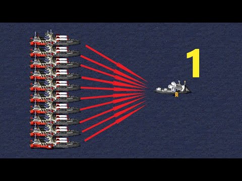 How many Dreadnoughts... to kill 1 Aegis Cruiser - Red Alert 2