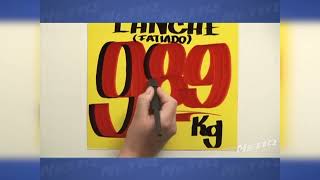 Criando CARTAZ A3 com Kit Escrita e tintas Metiq