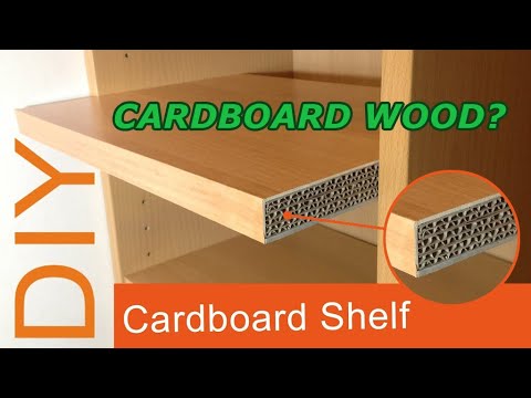 2. DIY How to make a Cardboard Shelf (2nd way) HD (corrugated cardboard furniture)