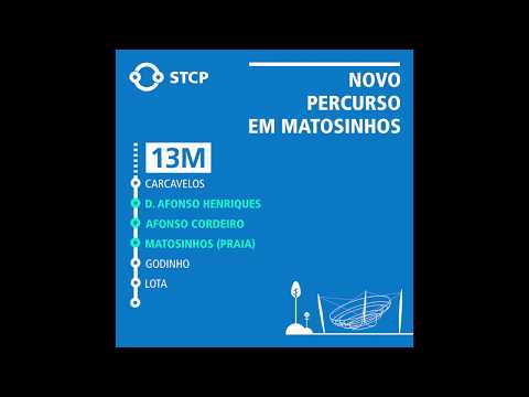 NOVO PERCURSO DA LINHA 13M EM MATOSINHOS