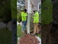 White Picket Fence Installation