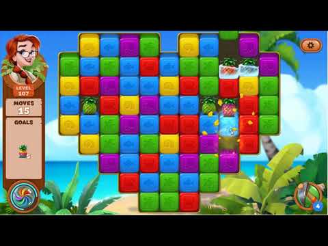 Lost Island Blast Adventure Level 107 - No Boosters