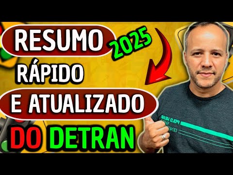 COMPLETE Summary of the CTB to Pass the Detran 2025 Test