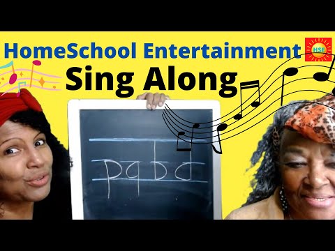 SING, READ and WRITE THE LETTERS b, q, b. d LIVE!