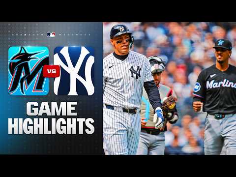 뉴욕양키스 VS 마이애미 MLB 하이라이트